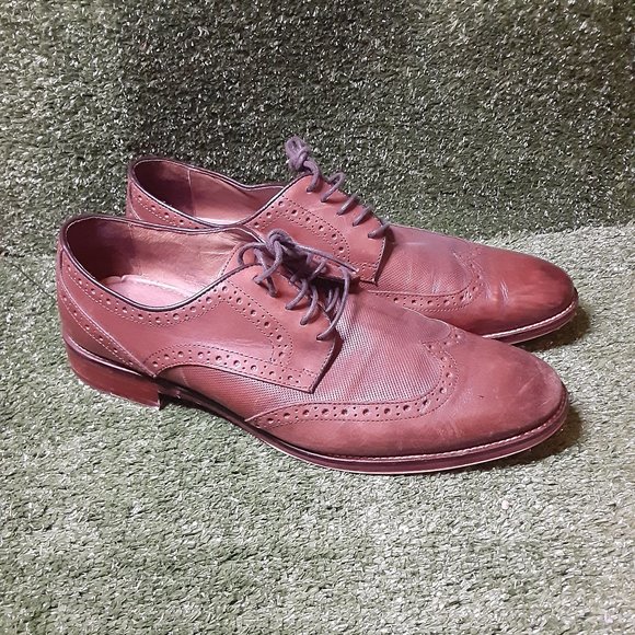 Johnston & Murphy Other - Johnston & Murphy Men's Conard Oak Leather Embossed Wingtip size12 20-3894 dress